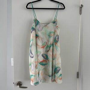 Zara flowy watercolour dress